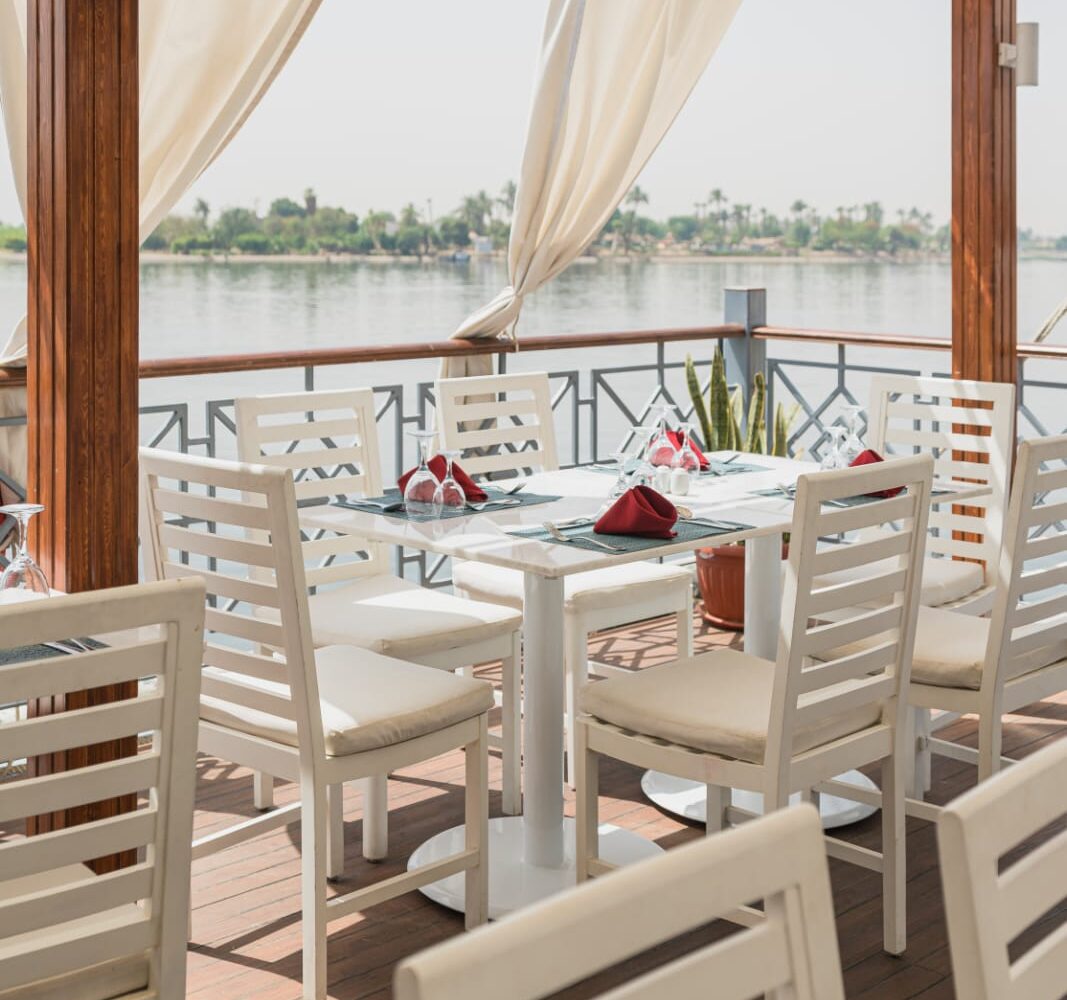 Dahabiya Merit Nile cruise sundeck