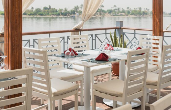 Dahabiya Merit Nile cruise sundeck